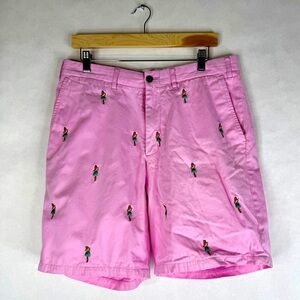 CASTAWAY NANTUCKET ISLAND CLOTHING Pink Hula Girl Shorts - Sz 33
